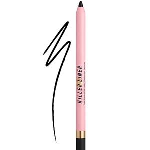 New Too Faced Killer Liner WATERPROOF Gel Eyeliner Pencil .04 oz killer black